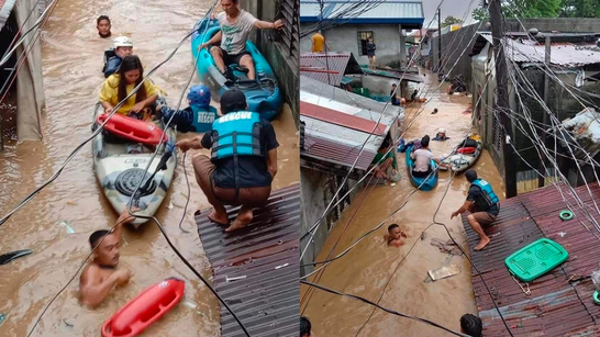 Bataan now under state calamity due to heavy rainfall. (Photo / Retrieved from Rappler)